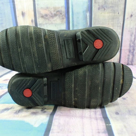 Hunter Original Tall Rain Boots Matte Black Size 9 - Picture 9 of 9